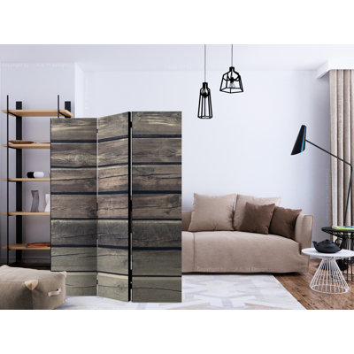 Caudill 172cm H Solid Wood Folding Room Divider