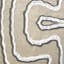 Contour Embroidered Padded Throw