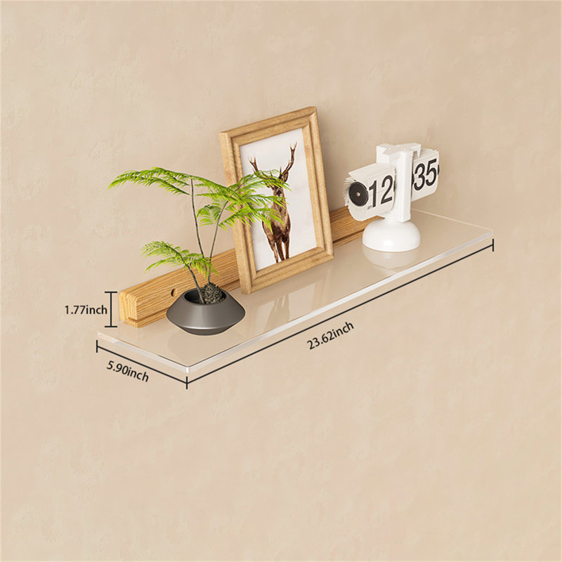Doodnath Floating Shelf, 1.77" H x 23.62" W x 5.9" D