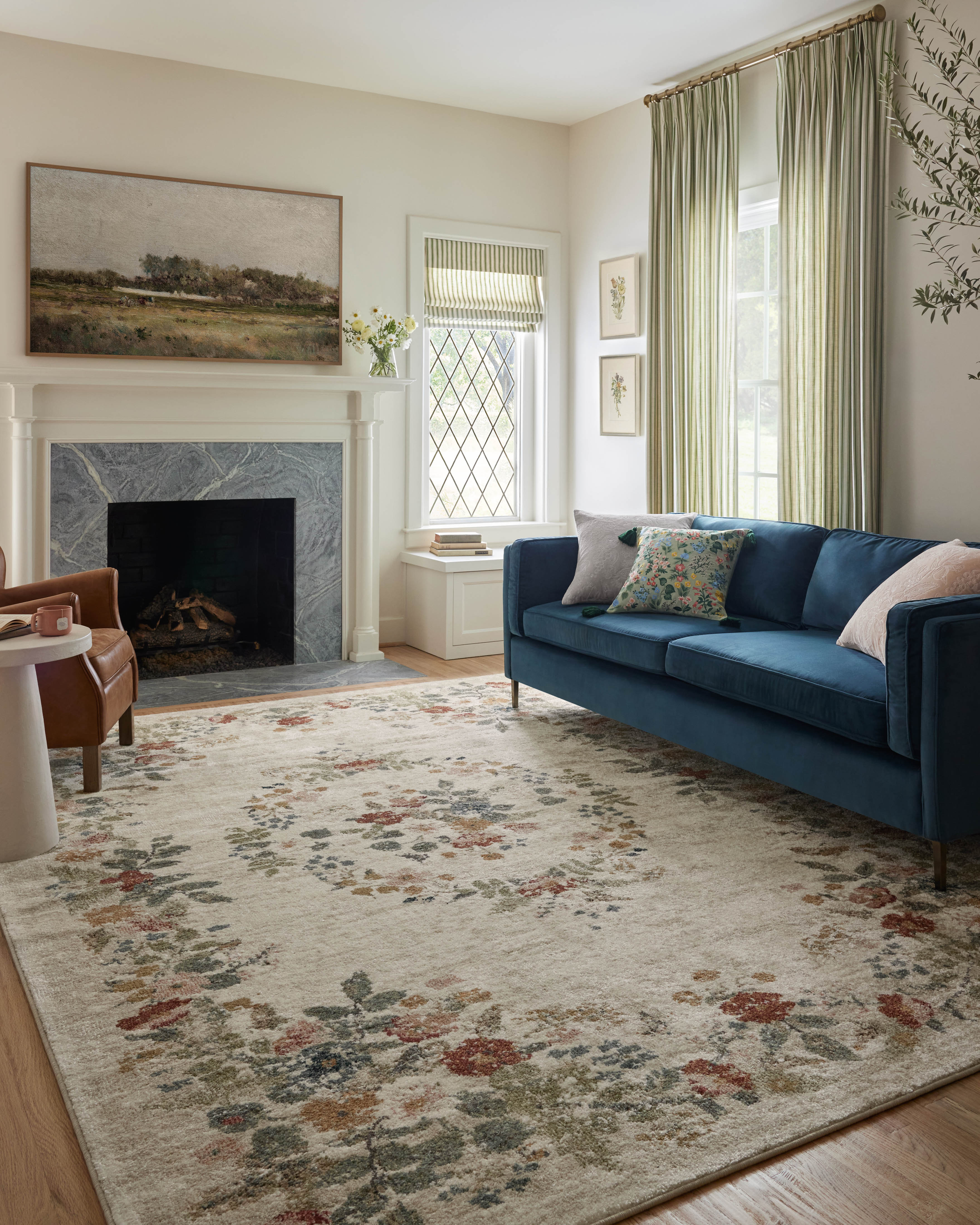 Rifle Paper Co. x Loloi Laurel Cream Area Rug