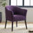 Babette 25" W Solid Wood Frame Mid-Century Modern Barrel Chair-61916162