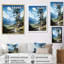 «Pine Tree Solitude Parmi», reproduction sur cadre flottant sur toile-91229254-91229255