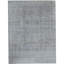Wool Ikat Area Rug in Gray