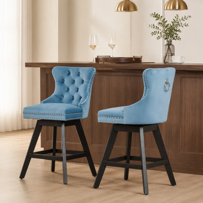 Swivel Upholstered Counter Stool