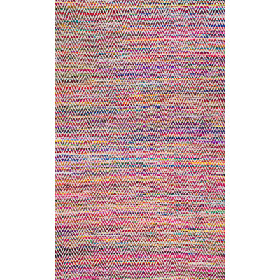 Chevron Hand Woven Area Rug