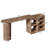 95" Extra Long Sofa Console Table with 360° Rotatable Storage Shelves