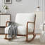 Chaise berçante en bois massif et tissu Braea-1579545862