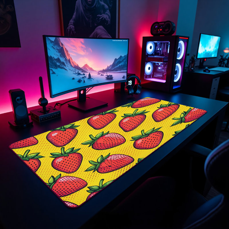 Polyester Desk Pad, 14.4x12.1