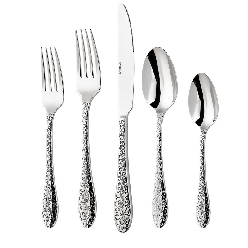 Ivy Flourish Iced Teaspoons by Oneida (18/10)