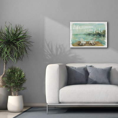 «Lakeside Retreat I» par Silvia Vassileva, art mural sur toile