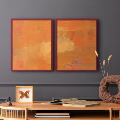 Almon Abstract I-Premium Framed Print -Ready to Hang - No Nails Required - No Nails Required