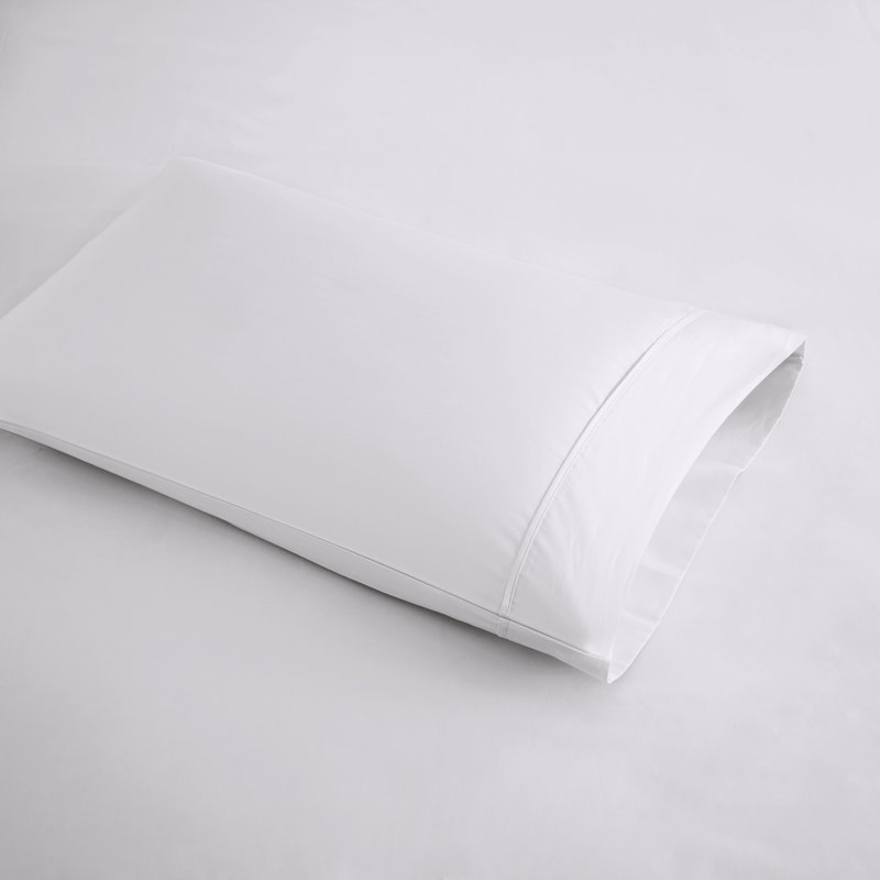 600 Thread Count Cotton Blend 4 Piece Sheet Set, White, Full