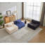 Canapé-lit convertible à plancher à compression avec structure de forme fixe, canapé modulaire à assise simple sans os, sans assemblage, idéal pour les espaces polyvalents-2044203258