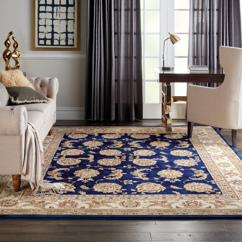 Oboyle Floral Indoor Rug, Rectangle 8'6" x 11'6"