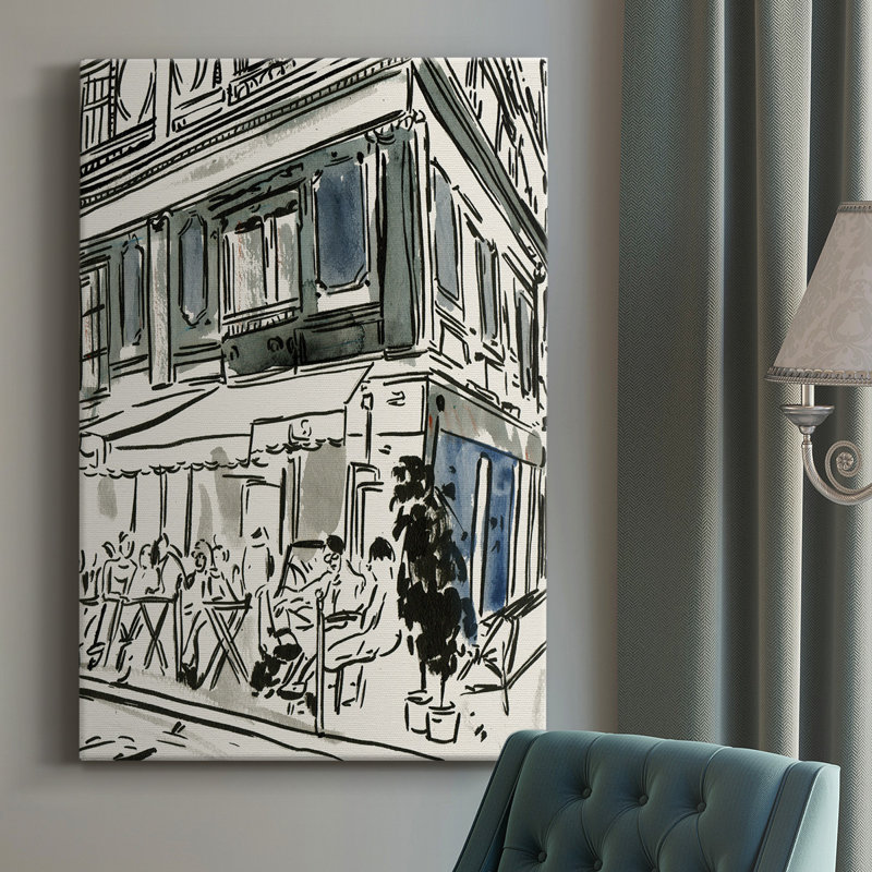 AUCoin de Larue I - peinture sur toile tendue, H 60 po x l 40 po x P 1,5 po
