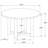 Graham Walnut 46-inch Dining Table