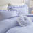 4 - Piece Comforter , Pattern, Double Ruffle Edge, Matching White Pillow, Brushed Microfiber , Soft Second Layer, Round Machine Washable-131527150-131527148