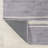 Arriyanah Distressed Ticking Stripe Machine-Washable Lavender/Ivory Rug-1687780136