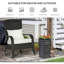 Chaise Adirondack en rotin Neatha