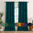 Deavion Velvet Crushed Curtains with Metal Grommets Room Darkening 2 Panel Set-1895569400-1895569401
