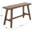 Banc en bois Kari