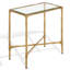 Isabellina Metal and Glass Accent Table-1731398742
