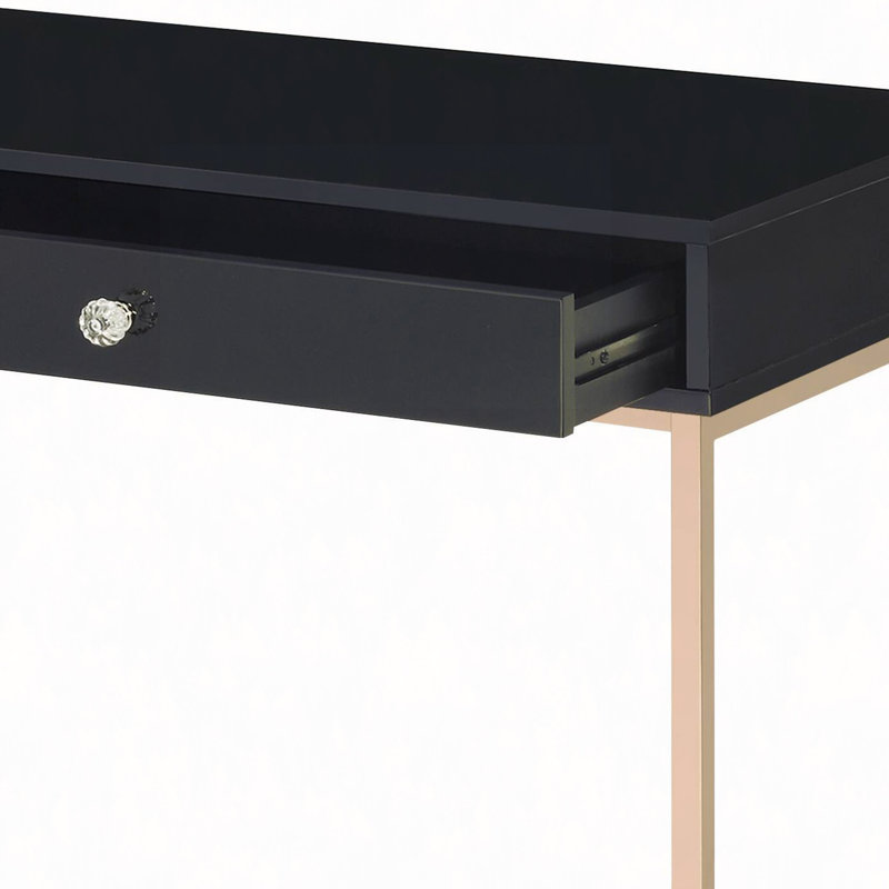 Bureau d'écriture Ottey, Black/Gold