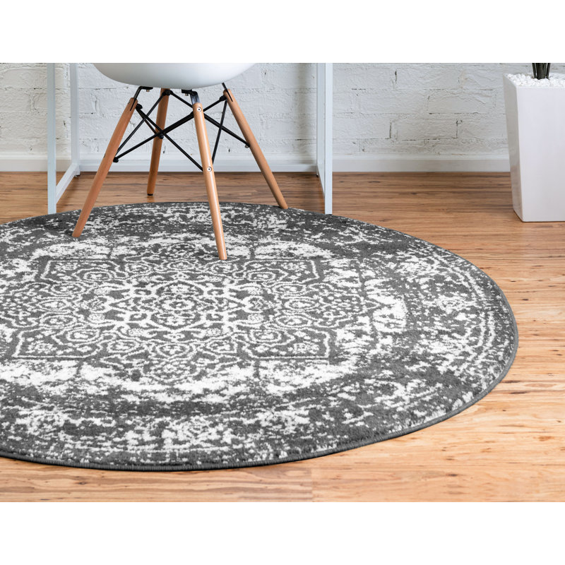 Edelie Oriental Indoor Rug, Round 3'3"
