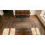 Antique Braided American Allover Rug