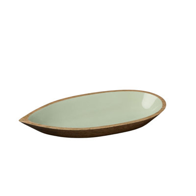 Madras Oval Bowl, Sage
