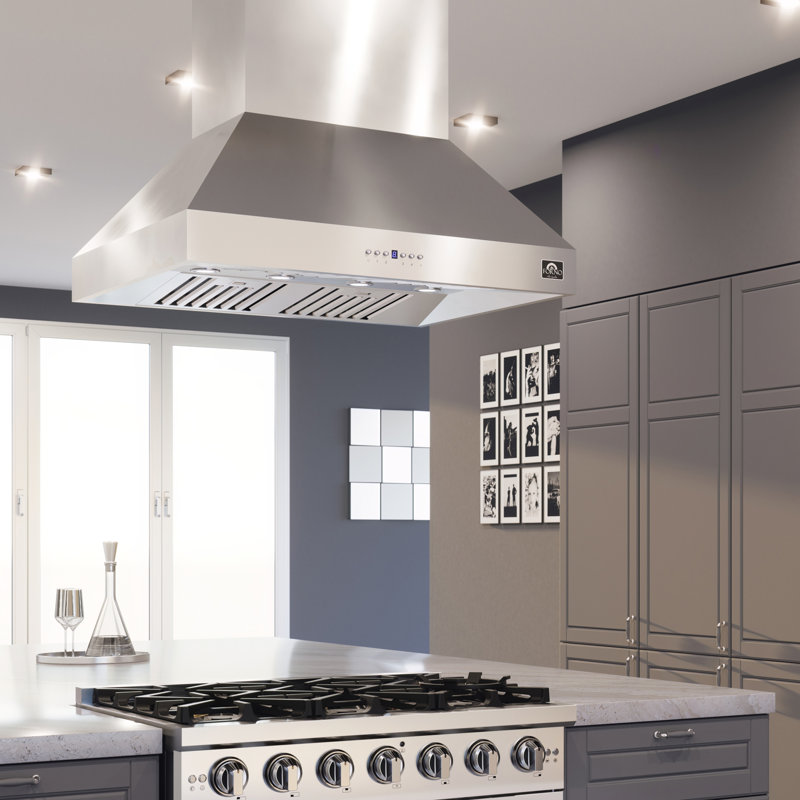 Coppito 36-Inch Stainless Steel Wall Mount Range Hood