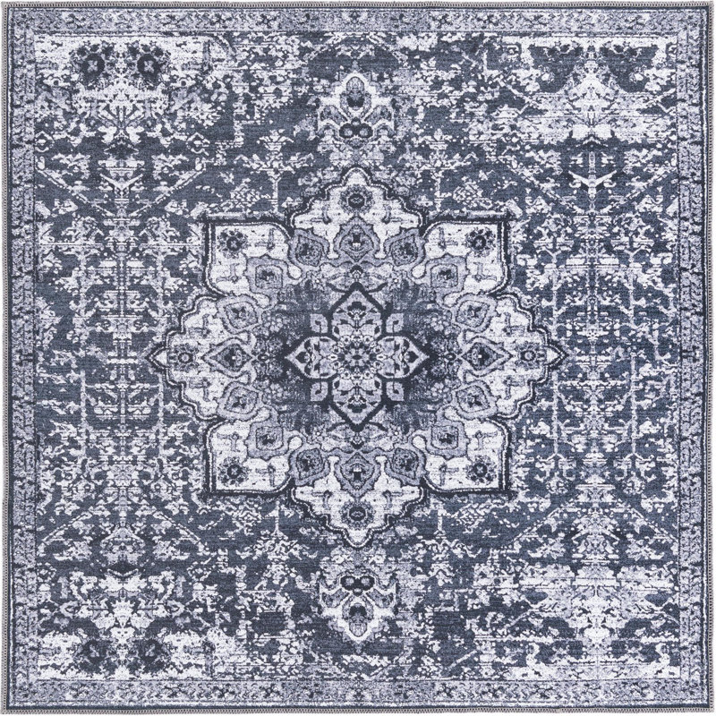 Abbie-J Moroccan Indoor Rug, Square 5'3" x 5'3"