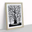 Monochrome Tree Art No.2 - Wall Art-1107781896-1107781899
