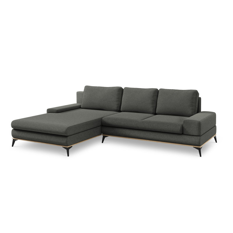 Cuiksa 5 Seater Sofa Bed, Left Hand Facing, Dark Grey