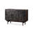 Retro Black Solid Wood Sideboard