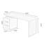 Bureau rectangulaire en bois massif avec 3 tiroirs Burlywood-1545097663-1545097660