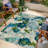 Floral Pattern Area Rug, Soft And Lightweight, Suitable For All Seasons, Easy To Maintain And Easy To Clean, Machine Washable Carpet Floor Mat, Suitable For Living Room, Bedroom, Dining Room, Hallway, Balcony, Room Decor, Home Decor, Outdoor Decor-134606368