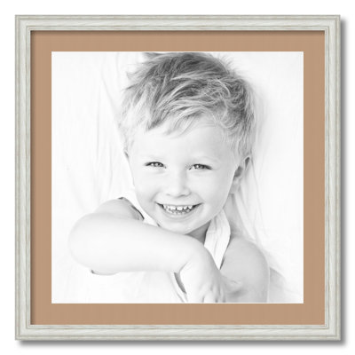 Wood Matte Picture Frame with Mat