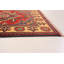 Tapis de couloir unique en laine noué à la main style Kargahi marron / vert / crème 2 pi 9 po x 10 pi 1 po années 2010 Aneea