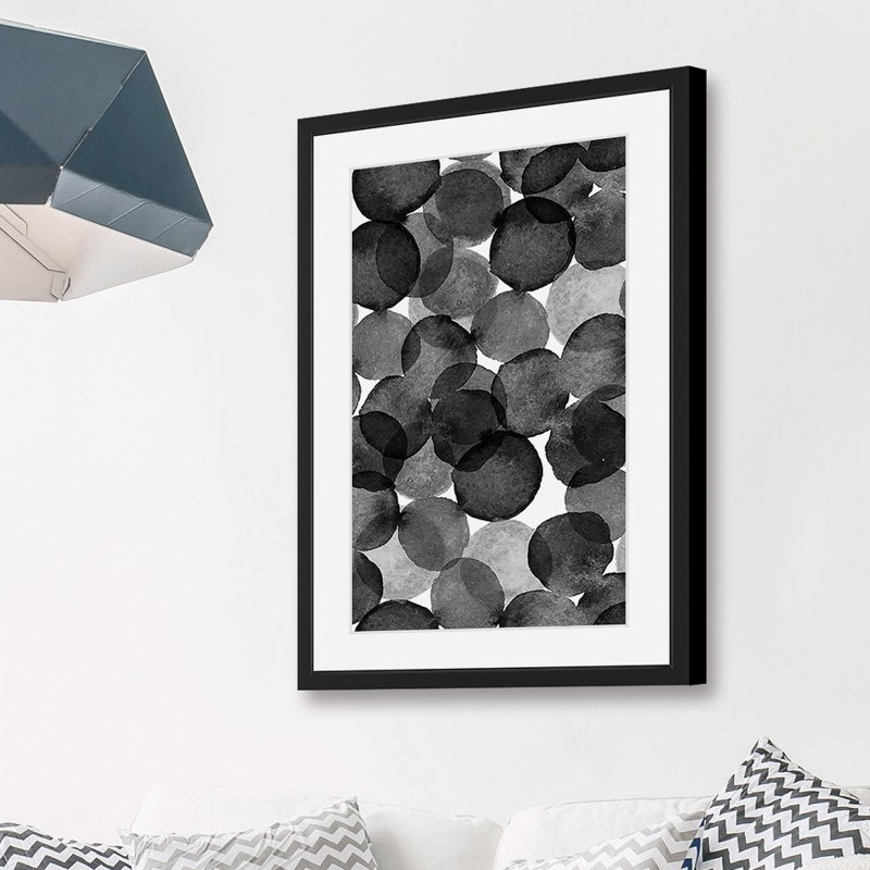«Bubbles», reproduction d'art encadrée, H 24 po x l 16 po x P 1,5 po