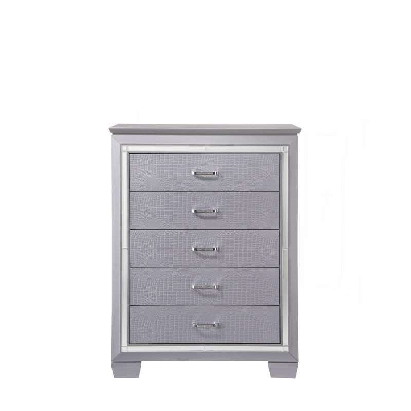 Miroir à commode haute 5 tiroirs 1Pc