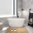 55'' x 27.5'' Freestanding Soaking Acrylic Bathtub