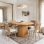 Solid Wood Round Pedestal Dining Table-908349810