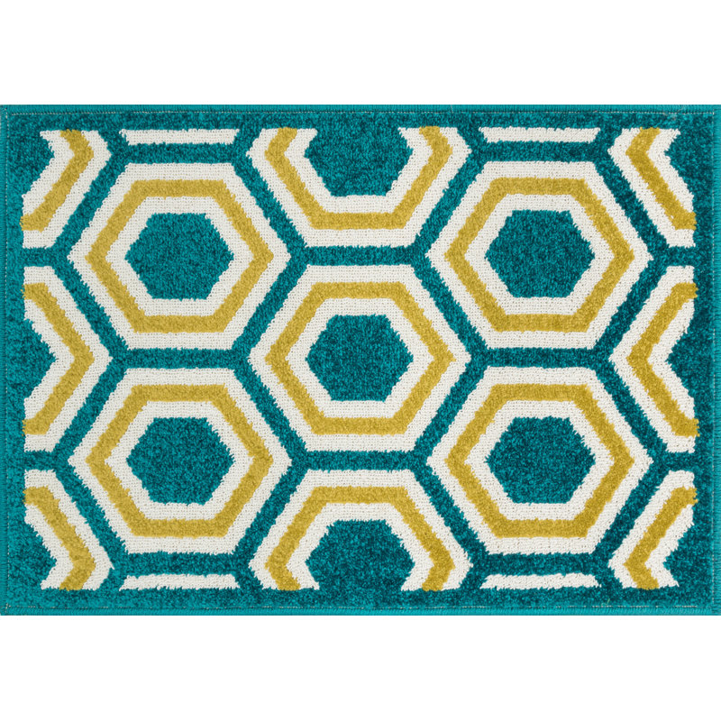 Laudenslager Geometric Indoor Rug, Runner 1'8" x 5'