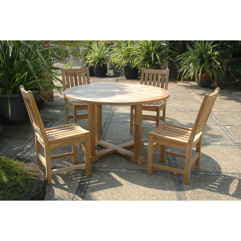 Kratzer Outdoor 5 - Piece Teak Dining Set