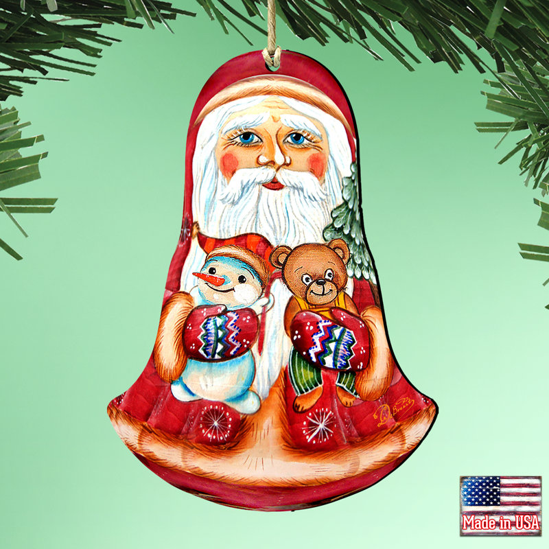 Décoration de Noël en forme de père Noël ropy-poly