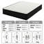 Matelas hybride moyen 12 po avec ressorts ensachés, matelas en mousse viscoélastique-878497718-878497720