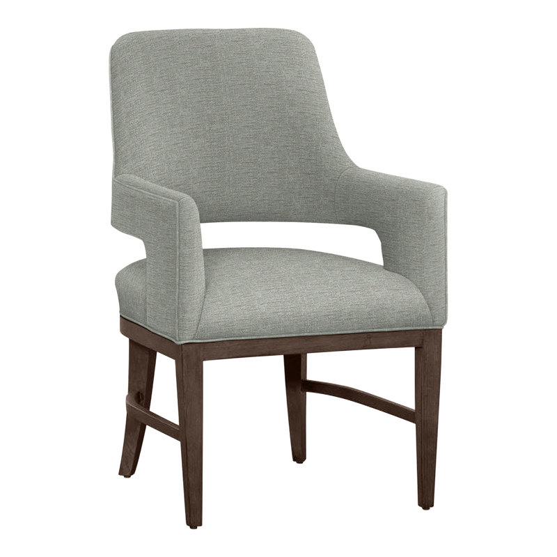 Chaise avec accoudoirs Josie, Mastic 3152, Noisette