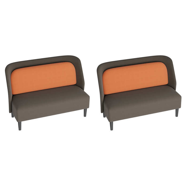 Banc rembourré en similicuir Cafe Bar