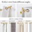 Tringle à rideaux simple réglable 28 po à 48 po 1 po Anyia-25895756-25895766